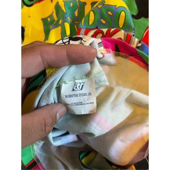 Versace x Betty size Medium Tshirt tee boop coke cola Harley Davidson vintage Be - Picture 6 of 7